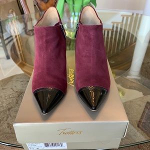 Trotters suede booties